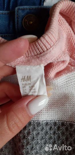 Кофта джегинсы H&M 74 размер