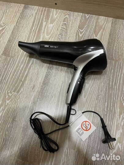 Фен braun hd 710, 2200 Вт, черный