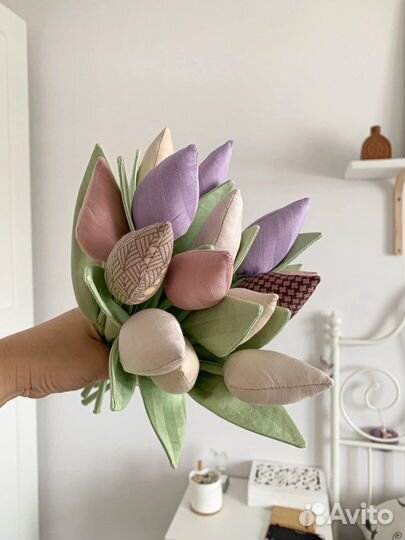 Текстильные цветы. Тюльпаны