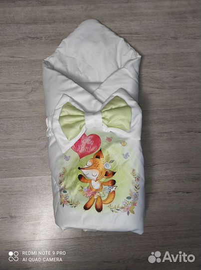 Конверт-одеяло на выписку зимний