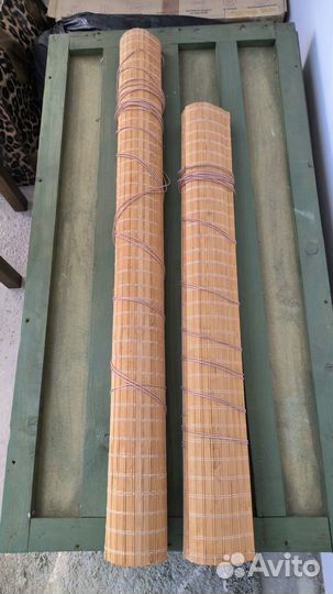 Бамбуковые шторы рулонные 80см