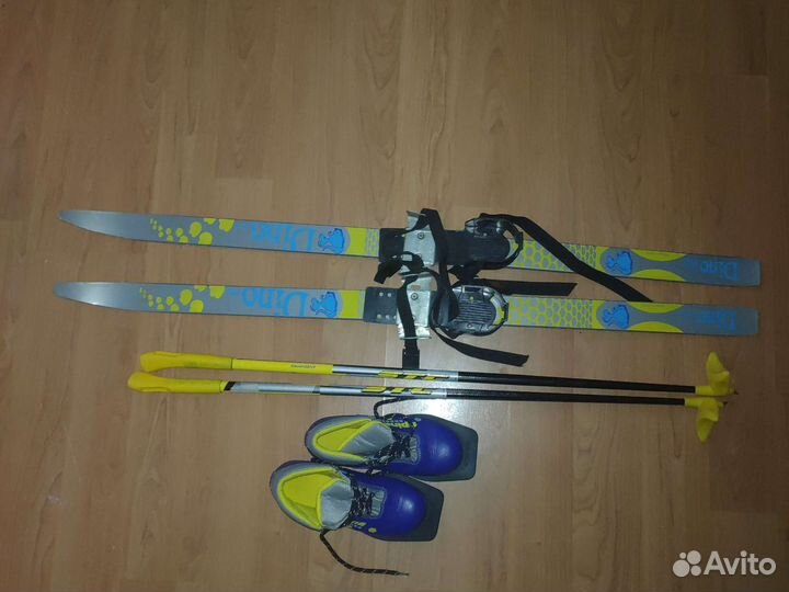 Беговые лыжи детские 107 см