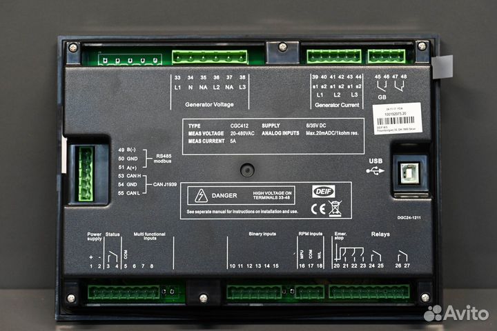 Deif CGC412 1219010001 Контроллер, новый, 1 шт