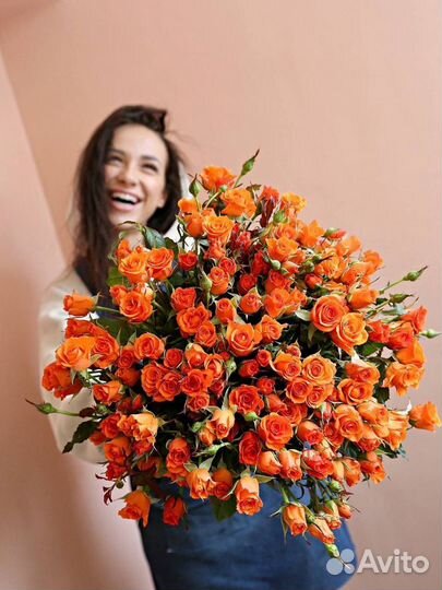 Цветы Розы кустовые 