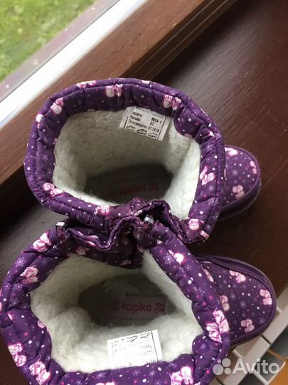 Ботинки детские для девочки зимние