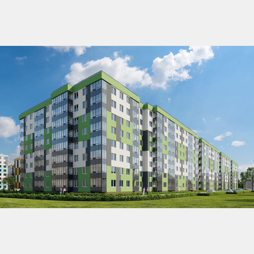 1-к. квартира, 40,2 м², 1/8 эт.