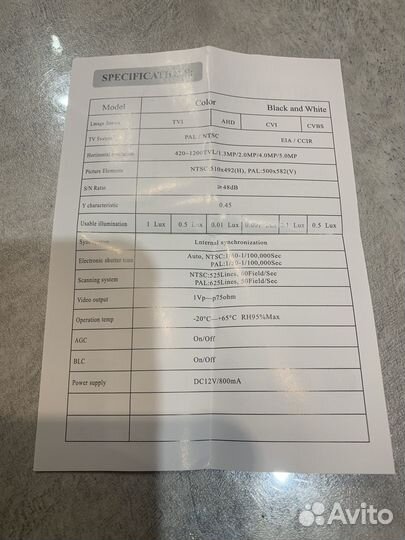 Видеокамера во входную дверь