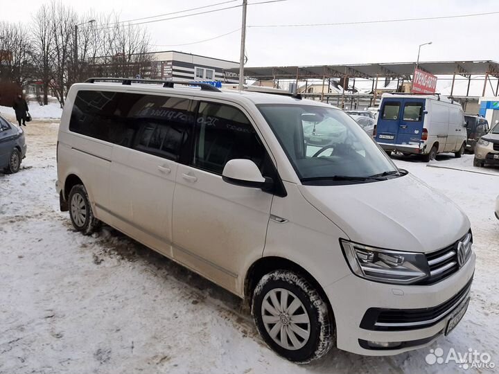 Рейлинги для Volkswagen T5/T6 длинная база, черные