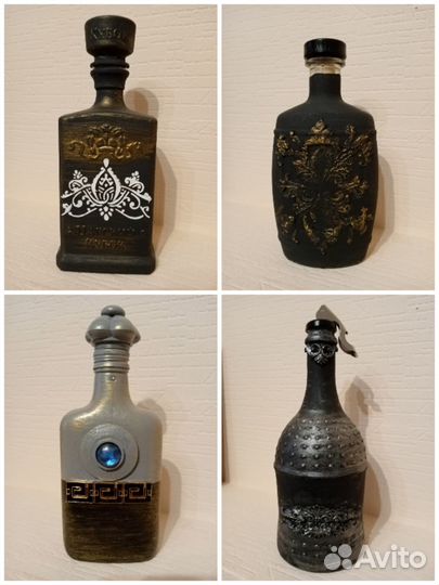 Декорированные бутылки