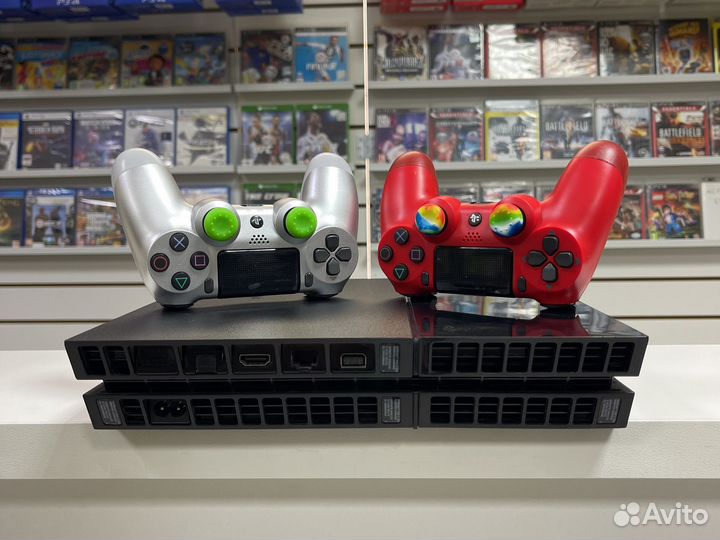 Sony PlayStation 4 800 игр 2 геймпада