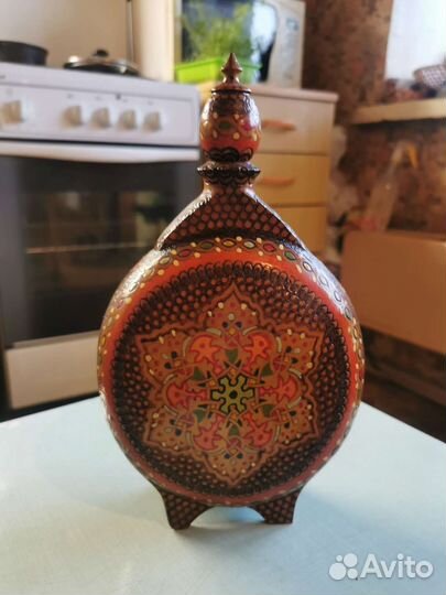 Фляга деревянная