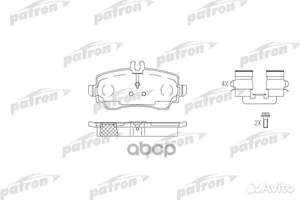 Колодки тормозные MB W168 97- перед. PBP1357 PA