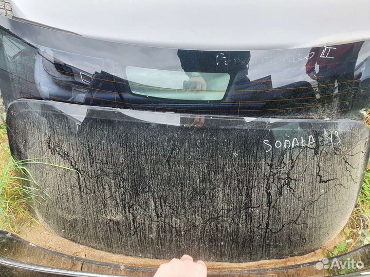 Стекло заднее с обогревом б.у