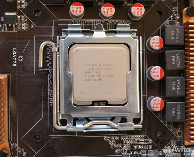 Процессор Q9400 4 ядра LGA 775 и CR2032