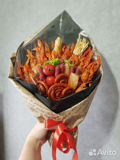 Букет из раков подарок мужчине