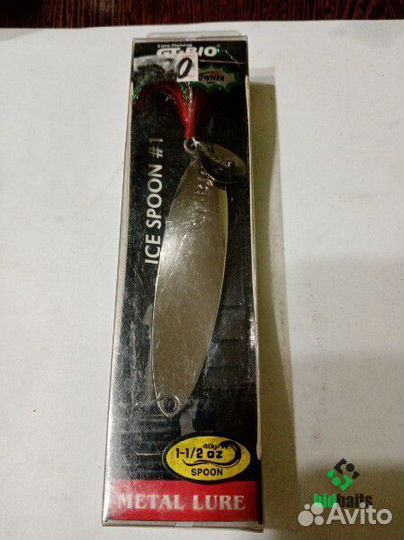 Блесна GT-BIO ICE spoon 40G 9.3cm