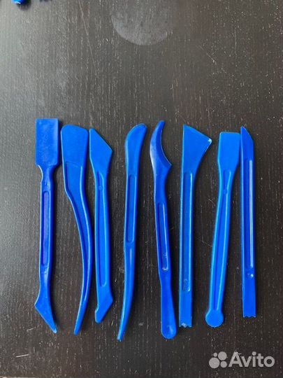 Набор пластиковых стеков для пластилина/лепки/плас