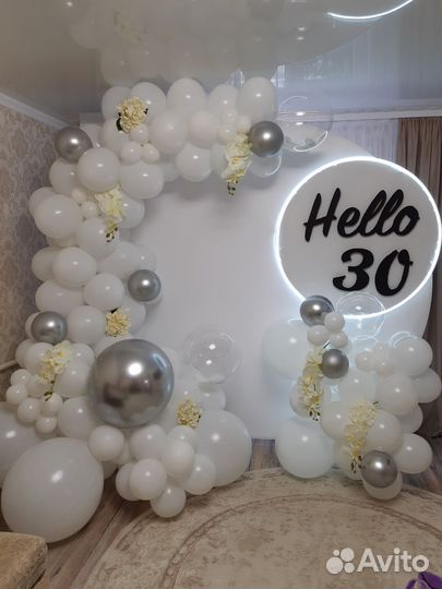 Фотозона на праздник Оформление шарами