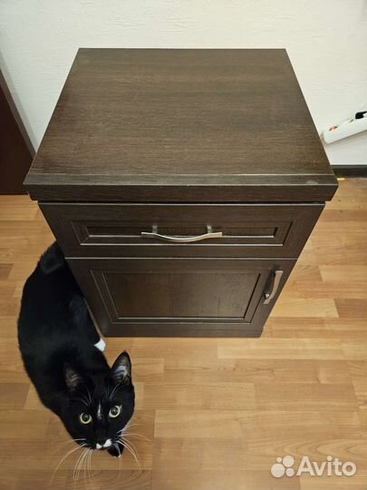 Тумба прикроватная Lazurit Магна Кедр шоколад