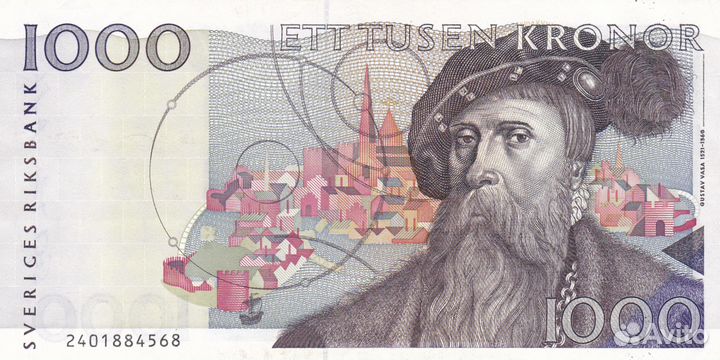 Банкноты Швеция