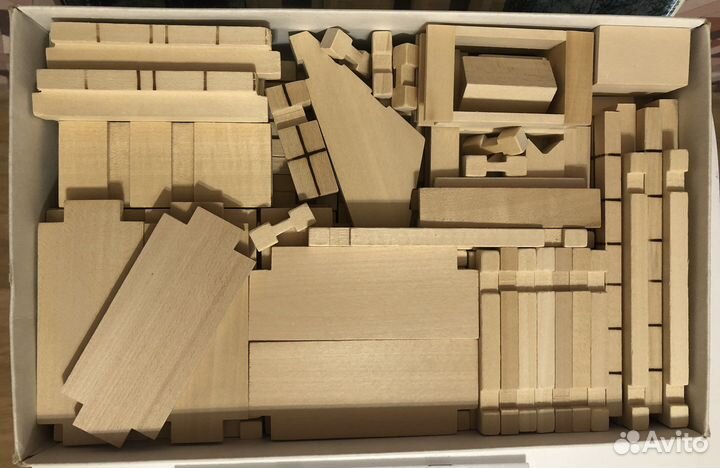 Игрушка деревянная, конструктор «Дачный домик»