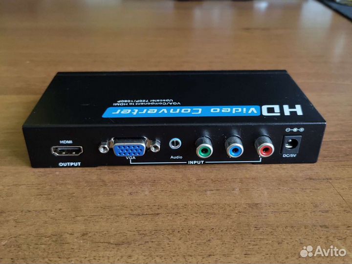 VGA+Component to hdmi конвертер