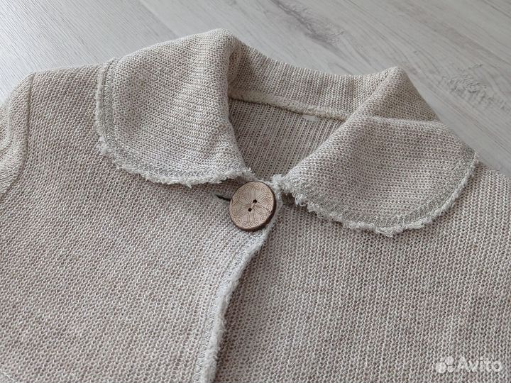 Кардиган из льна