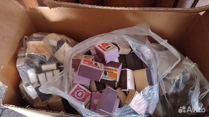 Спички СССР в деревянном коробке