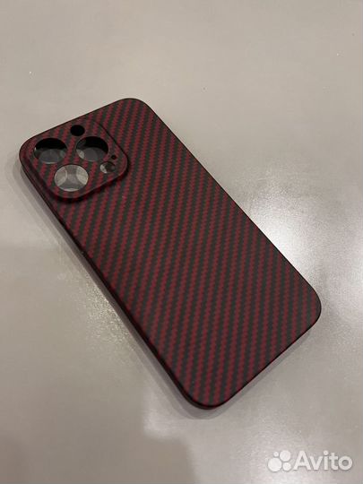 Чехол carbon iPhone 13 pro (углеродное волокно)