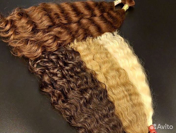 Волосы для наращивания Exclusive +, 50см, кудри