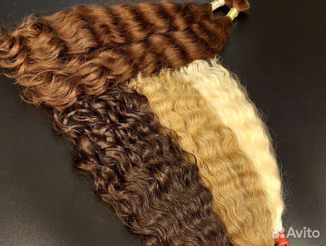 Волосы для наращивания Exclusive +, 50см, кудри