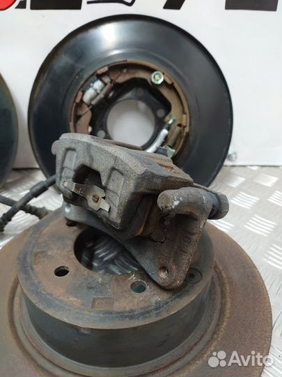 Комплект задних тормозов Mitsubishi Lancer X (2007