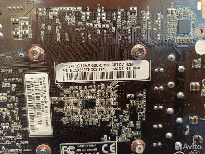 Видеокарта GeForce GTX 560 1Gb