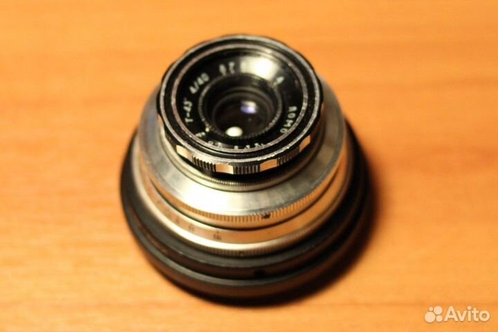 Объектив Ломо Т-43 4/40 адаптирован
