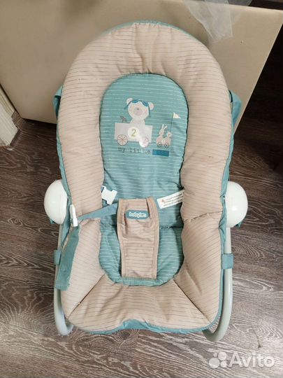 Шезлонг, бортики, балдахин, кокон б/у