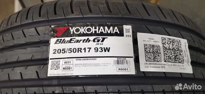 Yokohama BluEarth-GT AE-51 205/50 R17