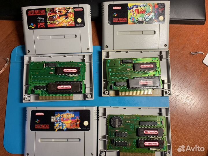 Картриджи Super Famicom (Snes)