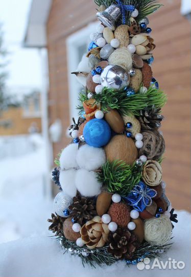 Елка ручной работы украшения