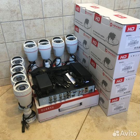Комплект камер видеонаблюдения