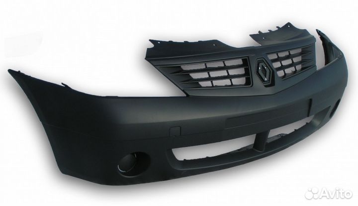 Передний бампер рено логан Фаза 1