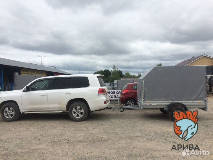 Прицеп для квадроцикла с тентом аэро 150 см мзса