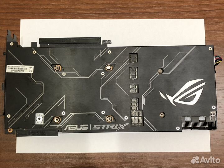 Asus GeForce ROG strix RTX2080 O8G gaming 8гб DDR6