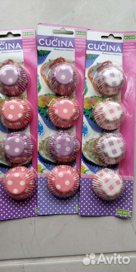Бумажные формы для выпечки, конфет