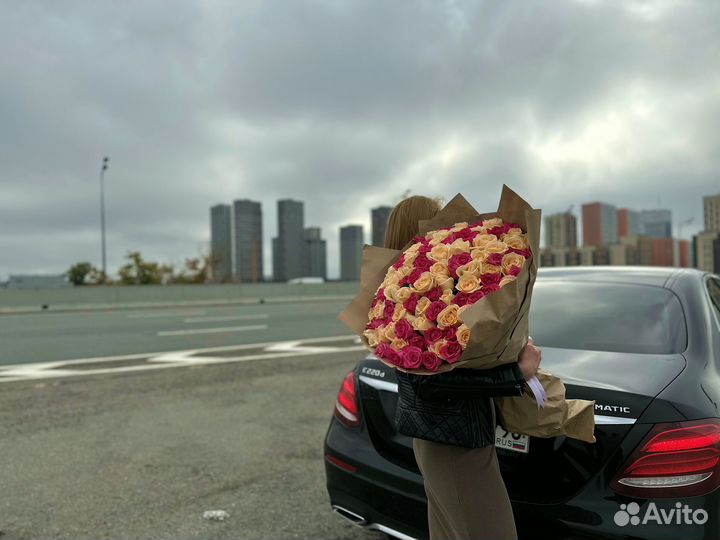 101 роза С Доставкой