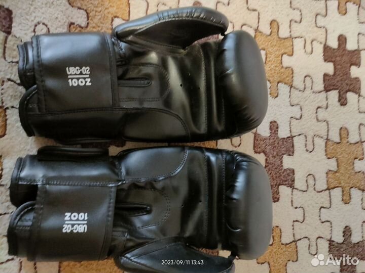 Боксерские перчатки, щитки