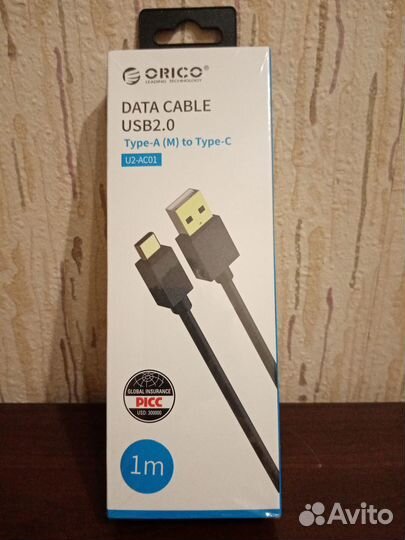 Кабель orico Usb-A 2.0 to Type-C Cable 1 метр