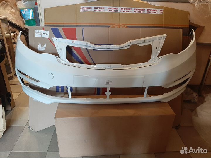 Kia Rio 3 Бампер передний новый