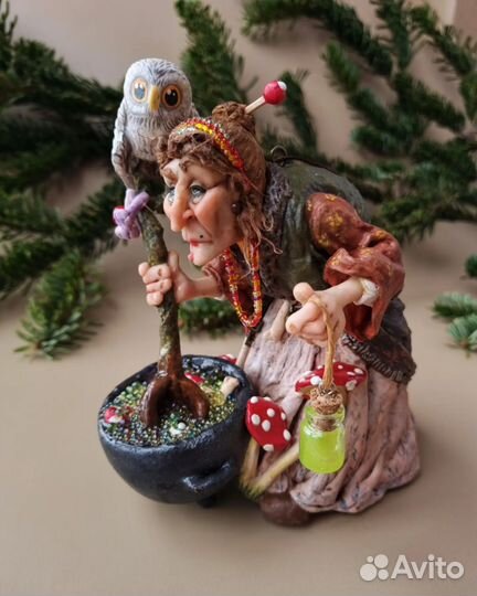 Ватная игрушка коллекционная