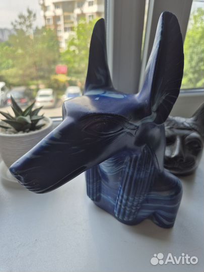 Статуэтка Анубис из Египта камень