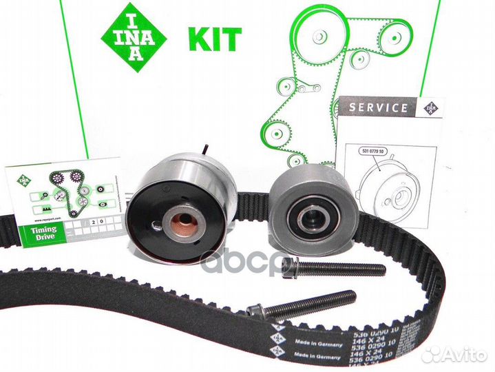 Комплект ремня грм opel/GM 1.6/1.8 04- 530 0724 10